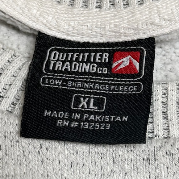 10/$25🦋 Outfitter Trading Co Light Gray BRECKENRIDGE Crew Neck Sweater - Size XL - Picture 10 of 12